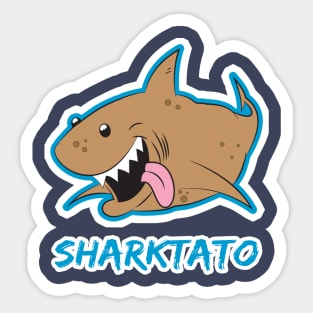 Sharktato Sticker